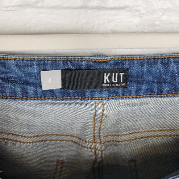 Kut From The Kloth Women's Size 4 Jeans Catherine Boyfriend Distressed - Picture 6 of 8